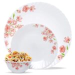 DINNER SET 12 PCS ASTER PINK
