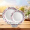 DINNER SET 44 PCS GRACE RED