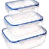 RECTANGULAR STORAGE CONTAINER 3PCS SET BG505