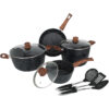 COOKING SET 10PCS MARBLE