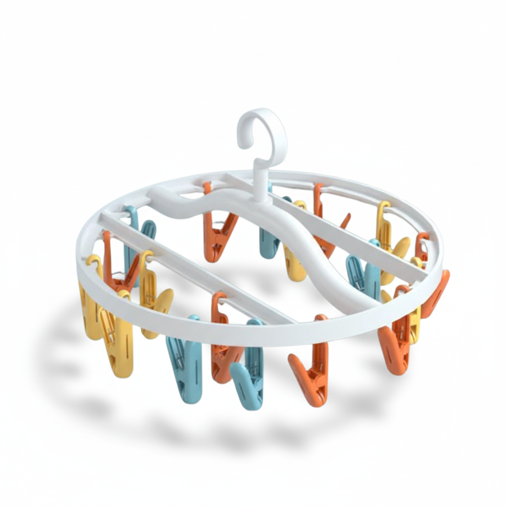 CLOTH DRAYING HANGER WITH CLIP SH3708