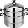 3 LAYER S/S STEAMER POT 30CM 900ML MS7276