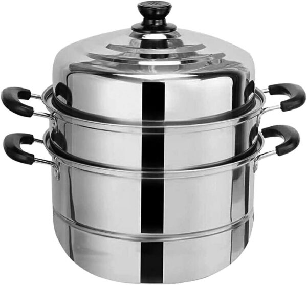 3 LAYER S/S STEAMER POT 30CM 900ML MS7276
