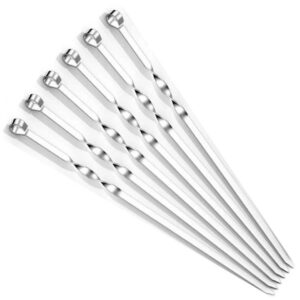 Tornado Flat Stick - Roller Grill Tool, Tornado Maker, Spiral Food Maker, and Flat Top Grill Accessory