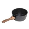 Sweet Home Nonstick Sauce Pan 18cm Non Stick Small Pot for Cooking Ultra Non-Stick Granite Coating Sauce Pan Compatible for All Stove Top PFOA Free.SH6362
