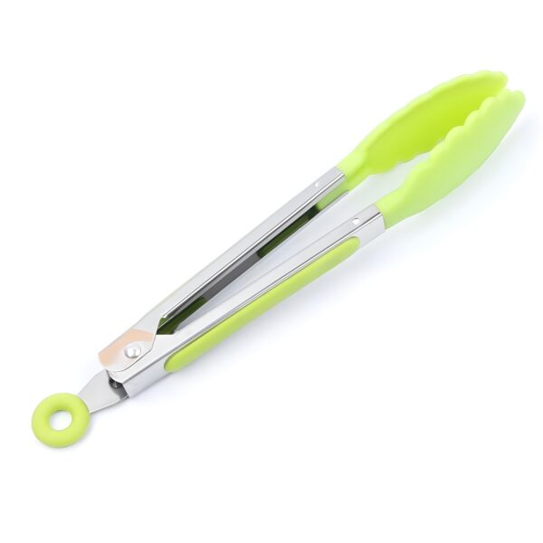 FOOD TONG Sweet Home Stainless Steel Kitchen Tongs with Silicone Head Heat Resistant.SH257